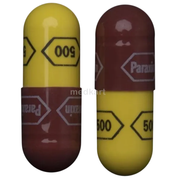 paraxin 500mg capsule 10's